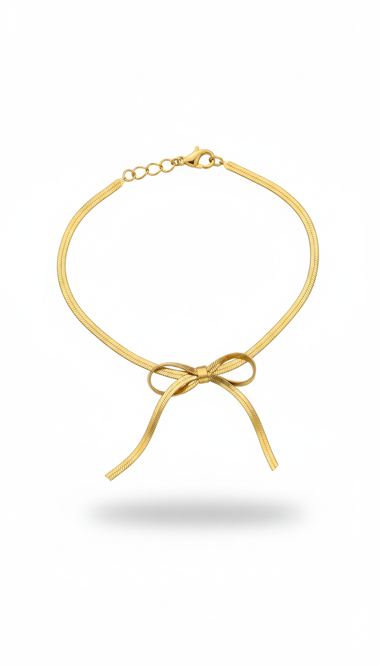 Pulsera Lazo Dorado - Mira Mila