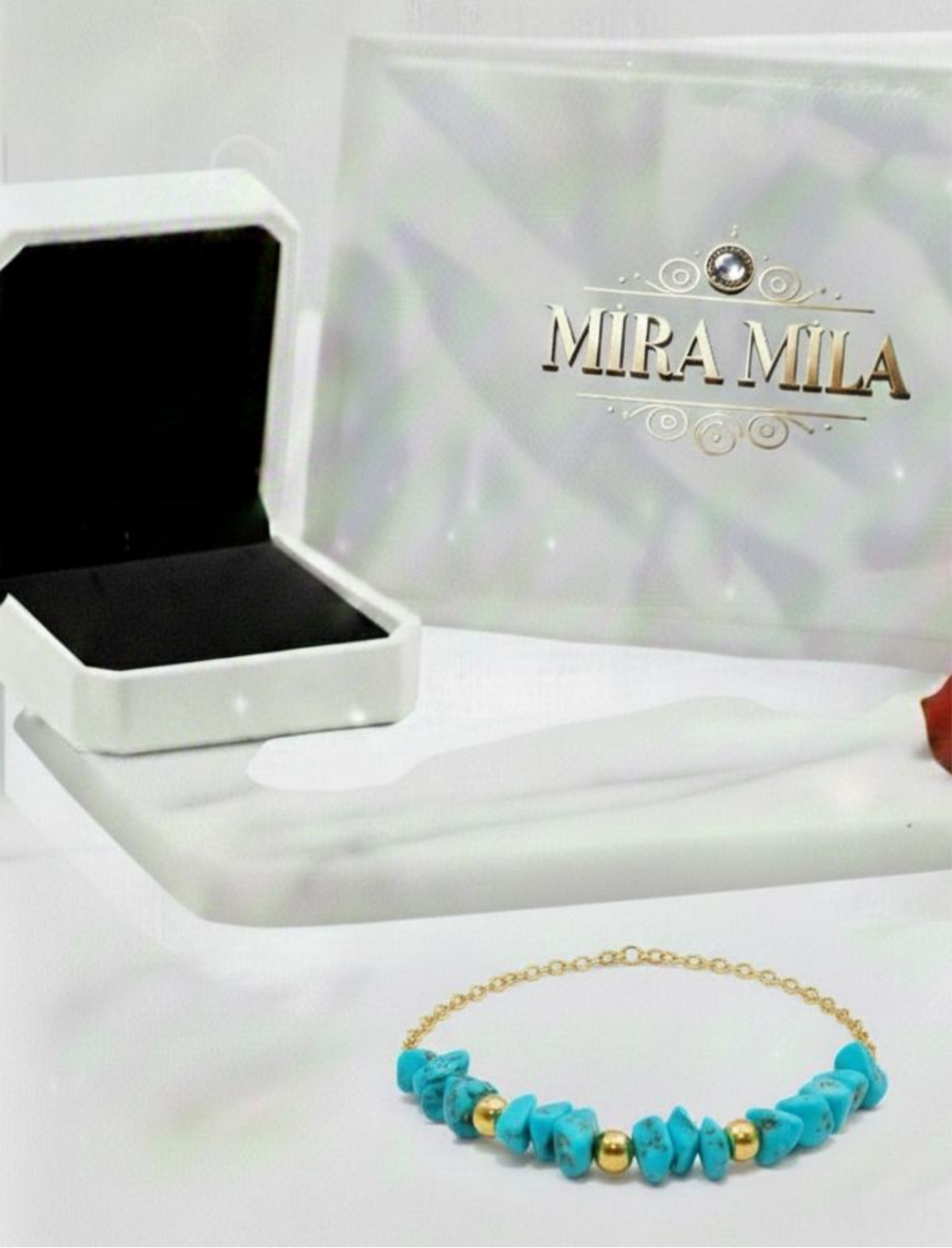 Pulsera Turquesa Aura – Mira Mila