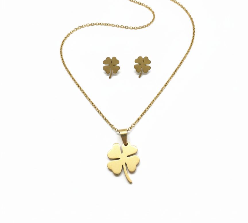 Set Trébol Dorado – Mira Mila