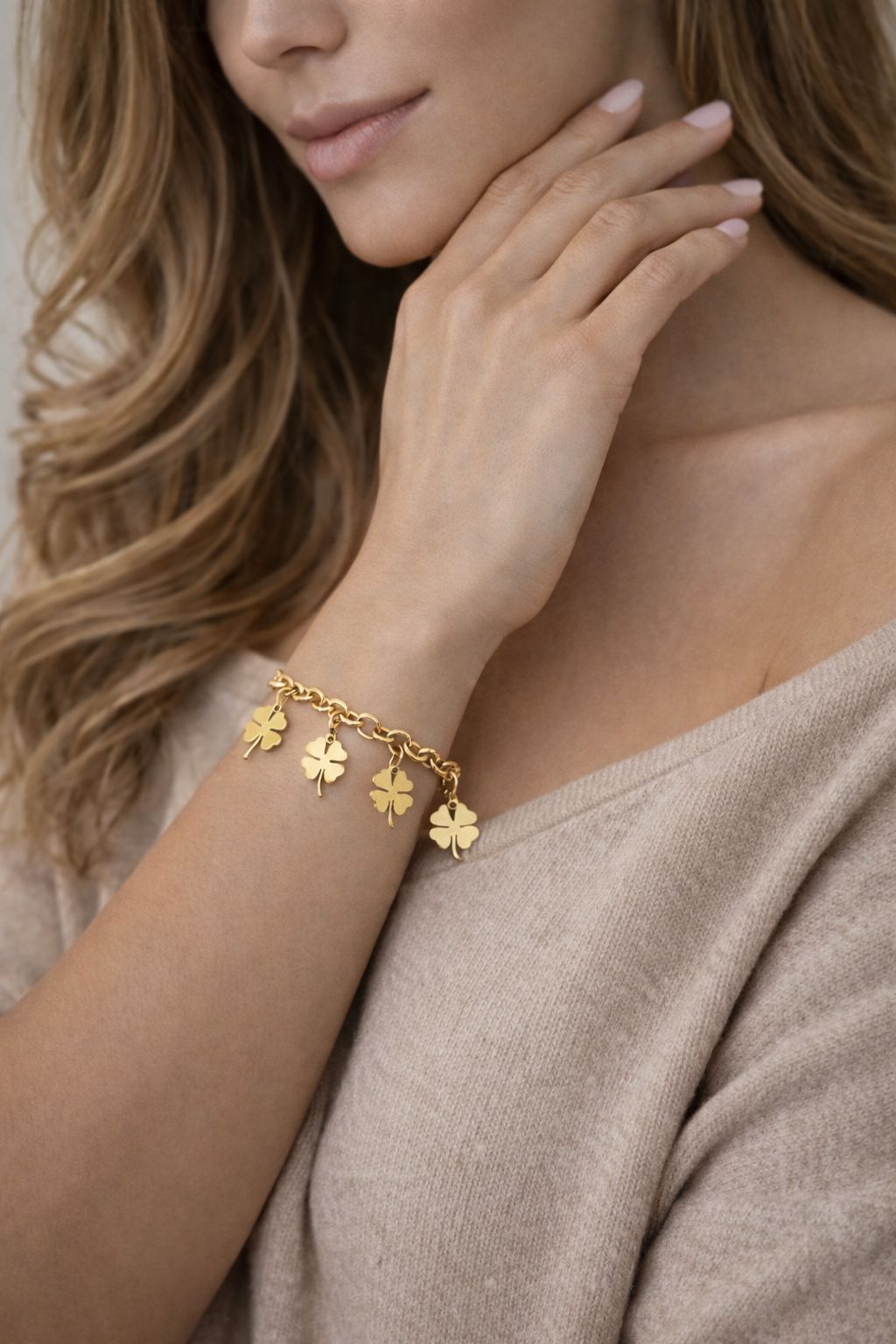 Pulsera Trébol de la Suerte – Mira Mila