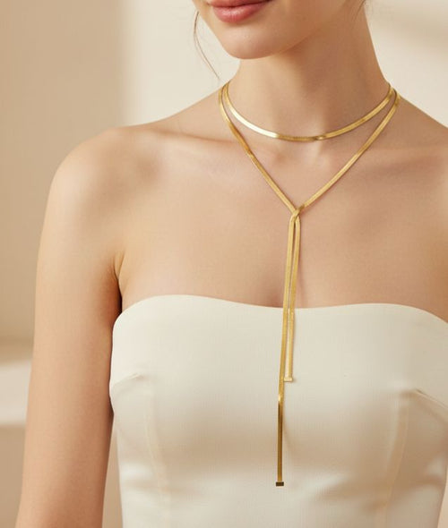 Collar Cadena Dorada Esencial – Mira Mila
