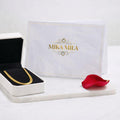 Collar tipo espiga (herringbone) - Mira Mila