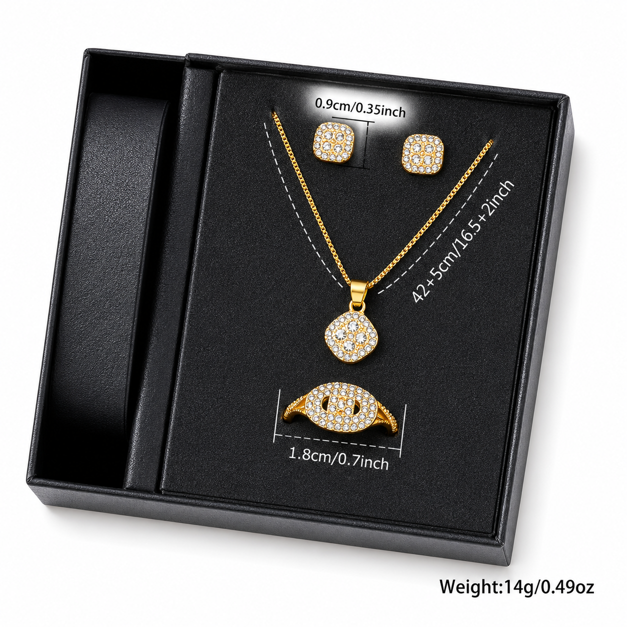Set Elegante de Reloj y Joyas para mama