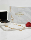 Collar Trébol Nácar – Mira Mila