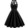 Vestido Retro d Estilo Hepburn para Mujer