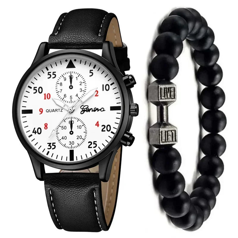 Luxury Men Watch Set – Brown Edition