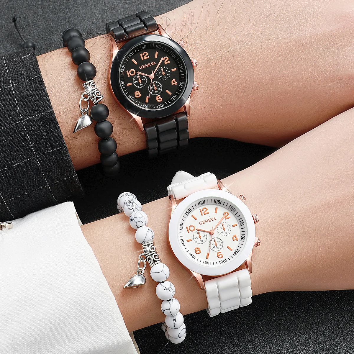 Love Couple Watch Set – 4 Piezas