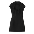 Vestido Mini Elegante con Estampado de Lunares