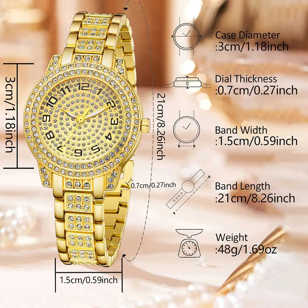 Set Elegante de Reloj y Joyas para mama