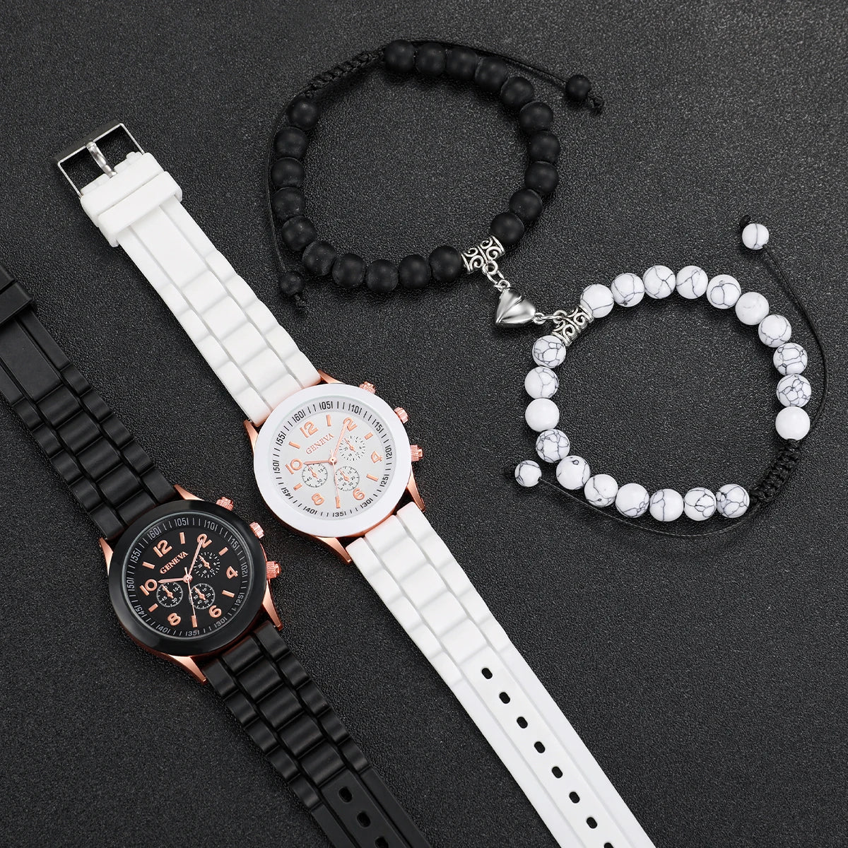 Love Couple Watch Set – 4 Piezas