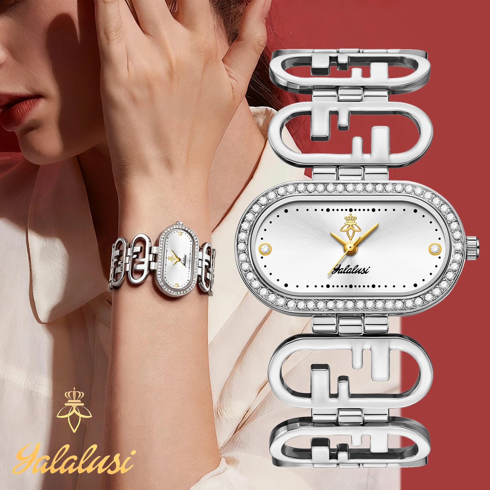 Reloj Elegante para Mujer – Luxury Diamond Edition