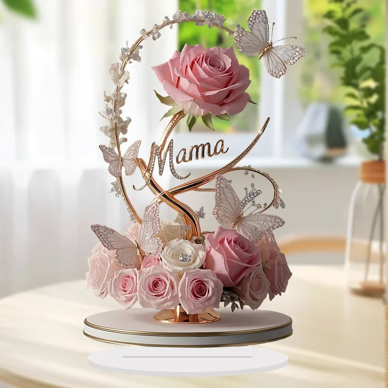 Decoración Acrílica Love – Estilo Minimalista Romántico