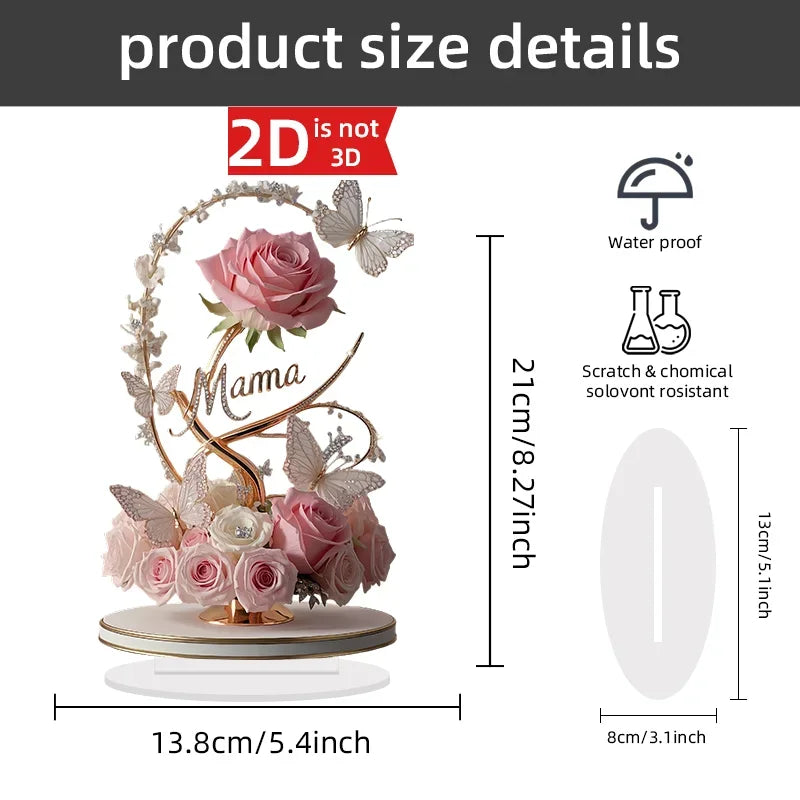 Decoración Acrílica Love – Estilo Minimalista Romántico