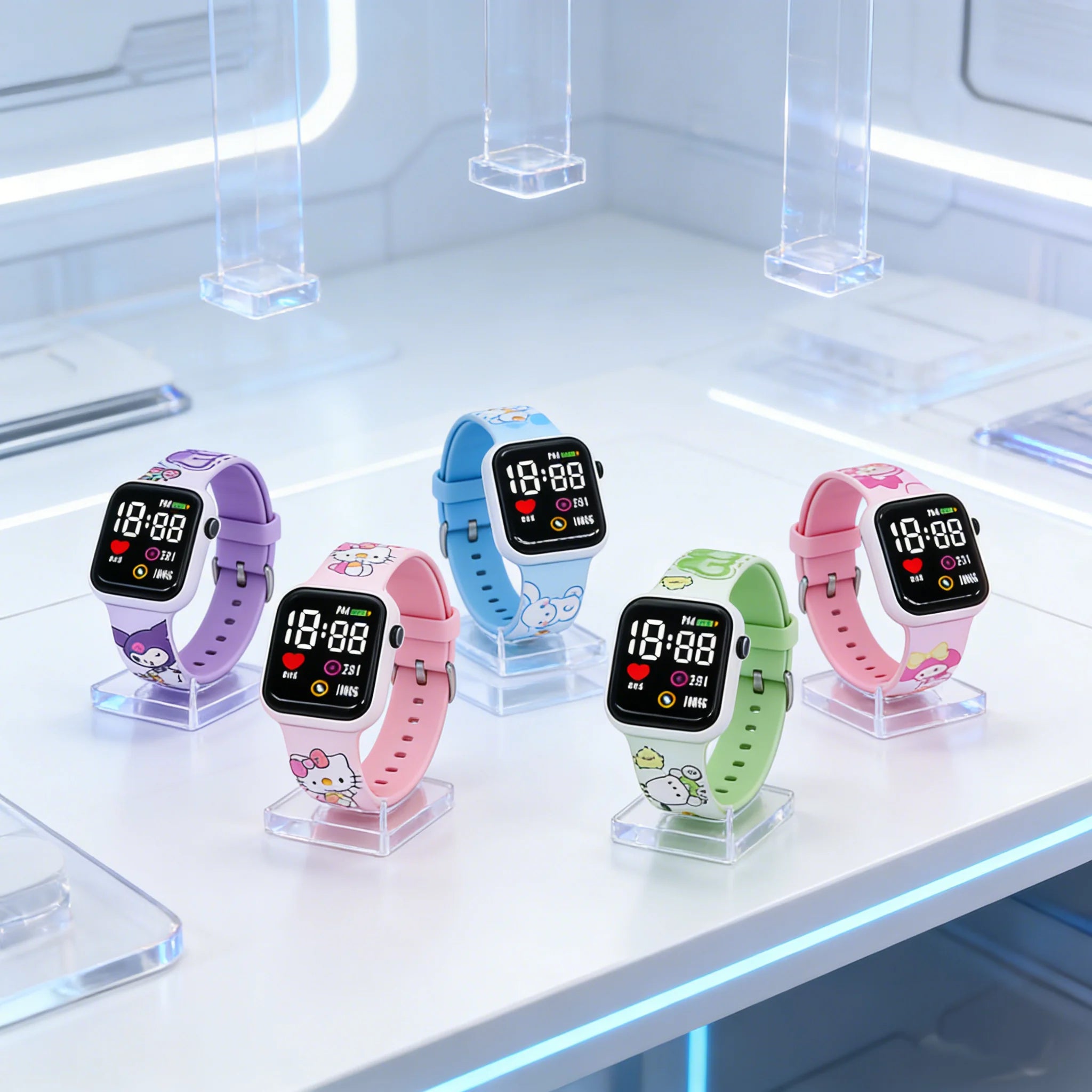 Hello Kitty & Kuromi Kids Watch