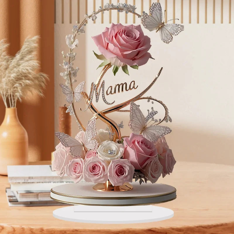 Decoración Acrílica Love – Estilo Minimalista Romántico