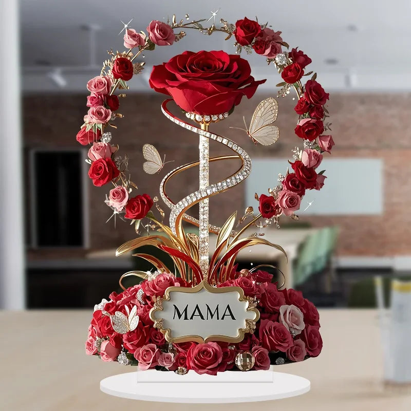 Decoración Acrílica Love – Estilo Minimalista Romántico