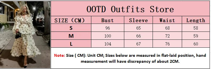 Women Casual Polka Dot Dress Chic Stand Collar Puff Sleeves See Through Ruffle Maxi Vestidos 2026 New Lady Vacation Party Wears